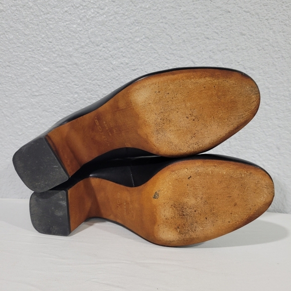 Vince Womens Black Tala Leather Slip On Mule Heel - Picture 5 of 9